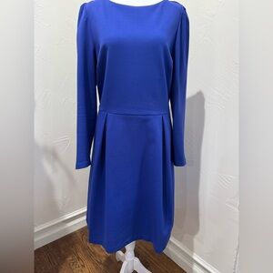 Boden Royal Blue Long Sleeve Dress